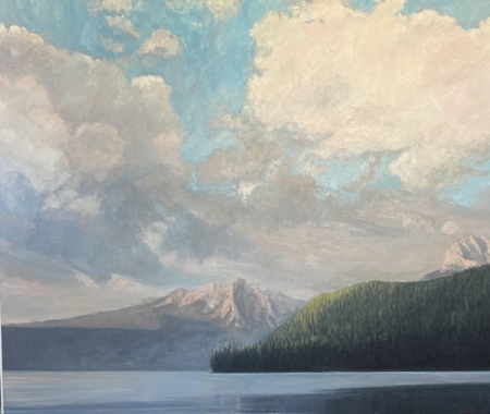 4166-9000-Morning-Clouds-Over-Redfish-Lake-50x60