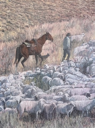 Trailing-Sheep-40x30