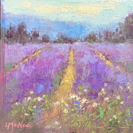 Lavender-and-Daisies-6x6