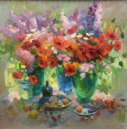 Still-Life-with-Red-Poppies-40x40