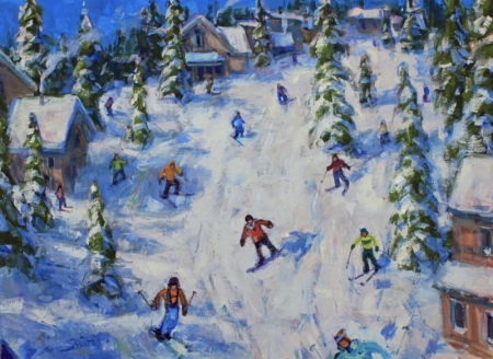 Snow-Alley-36x48